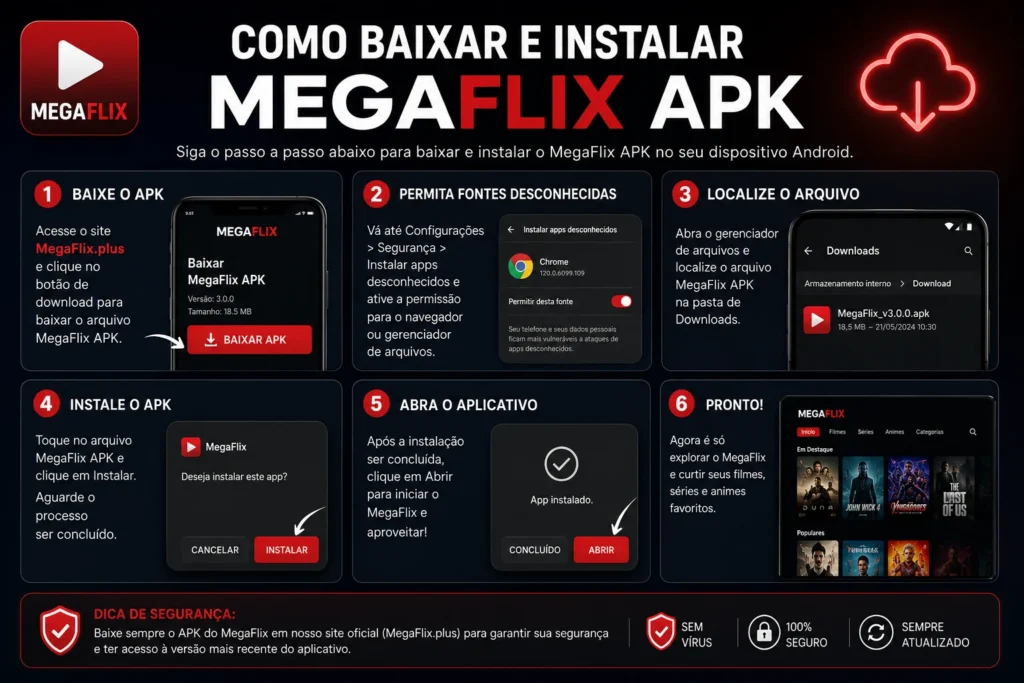 Como Baixar e Instalar MegaFlix APK
