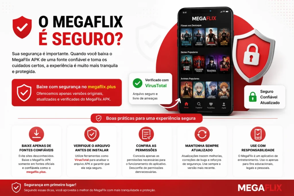 O MegaFlix é Seguro? O MegaFlix é Seguro?