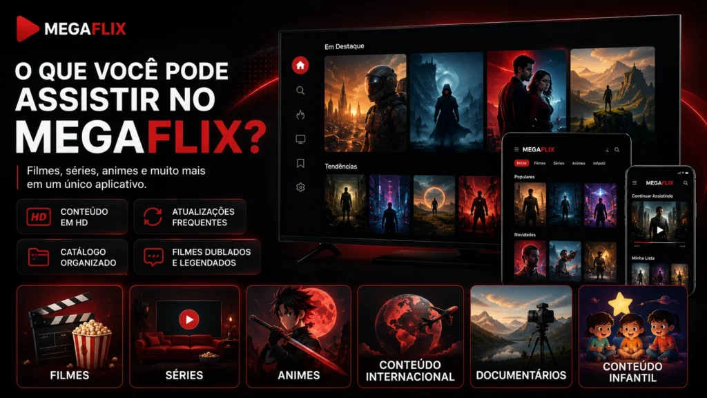 O Que Você Pode Assistir no MegaFlix